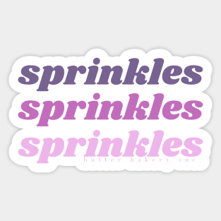 Violet Sprinkles Sticker